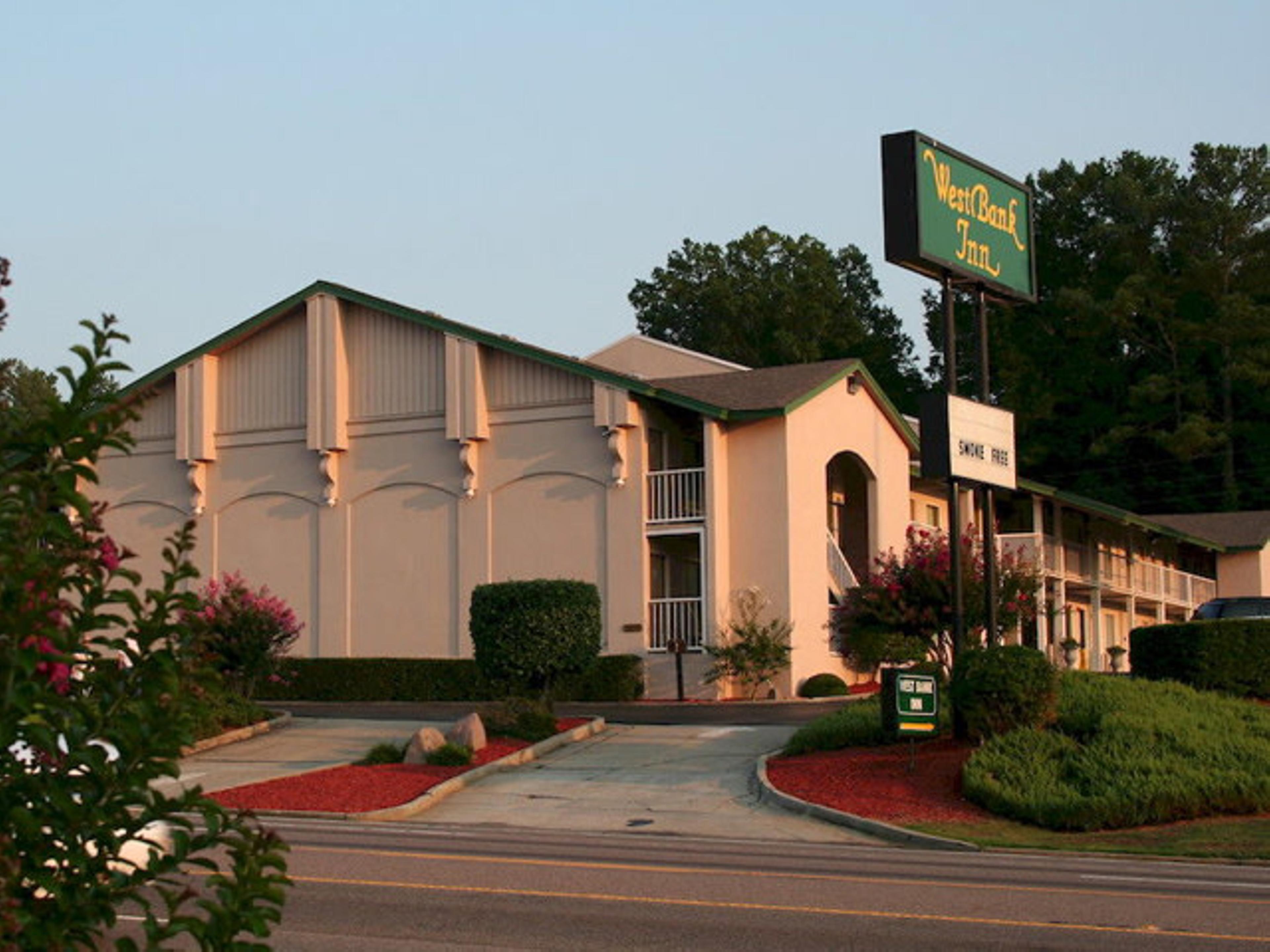 Exterior view of West Bank Inn