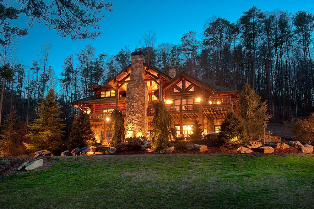Cabin view in Blue Ridge