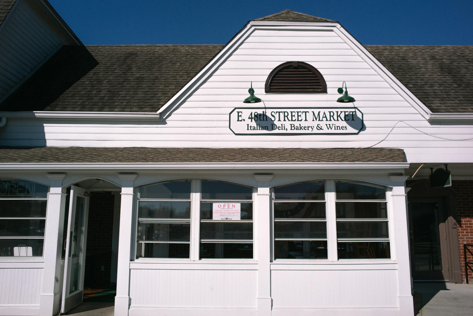 Interior of E 48th Street Market Italian